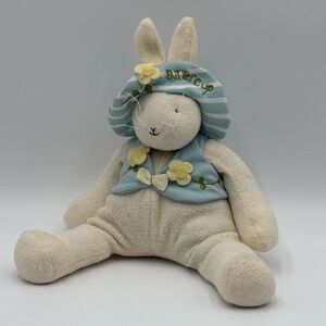 Bunnies By The Bay Bunny Plush 10” Sitting Hallmark 2002 Beanbag‎ Blue